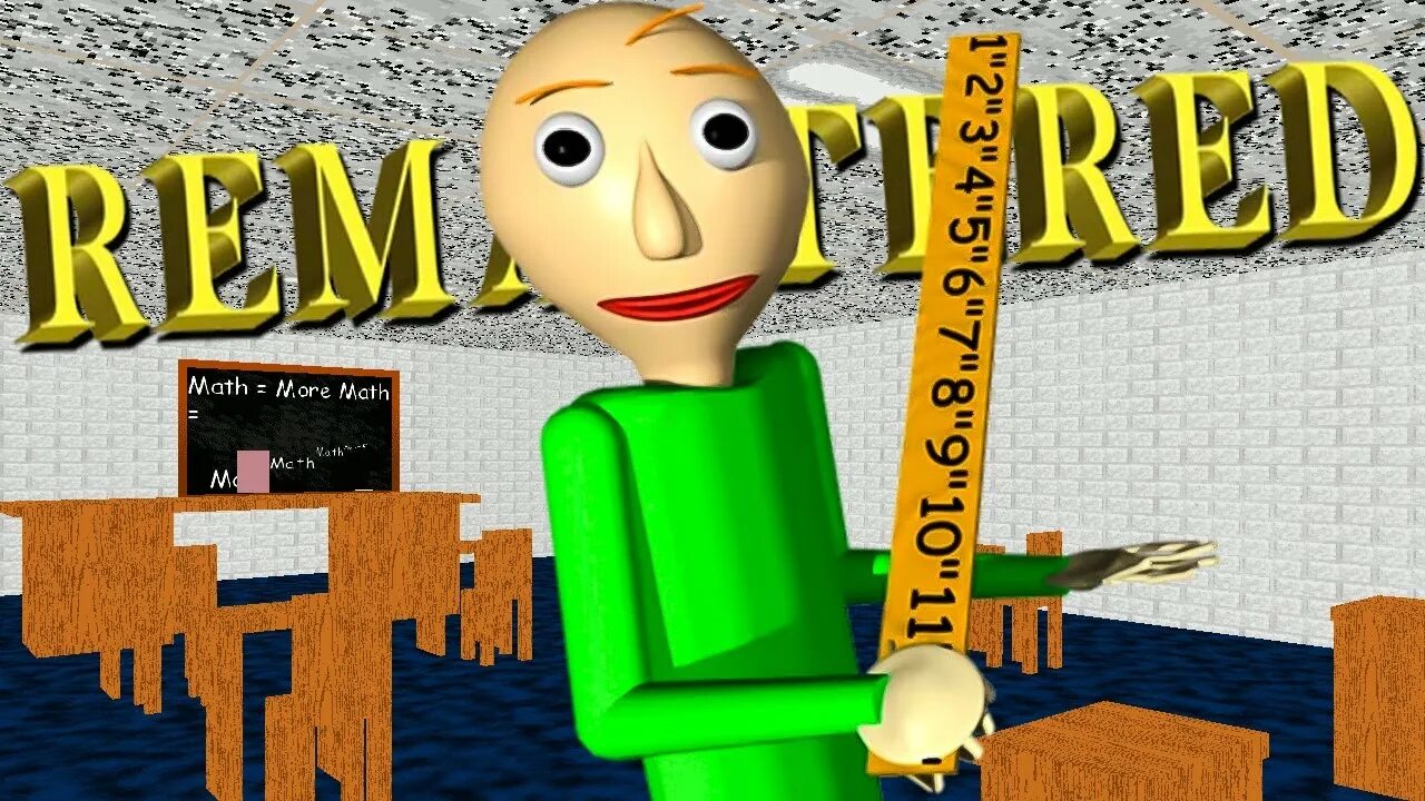 БАЛДИ С линейкой. Baldi Remastered. Baldi Basics Classic Remastered. Звуки БАЛДИ.