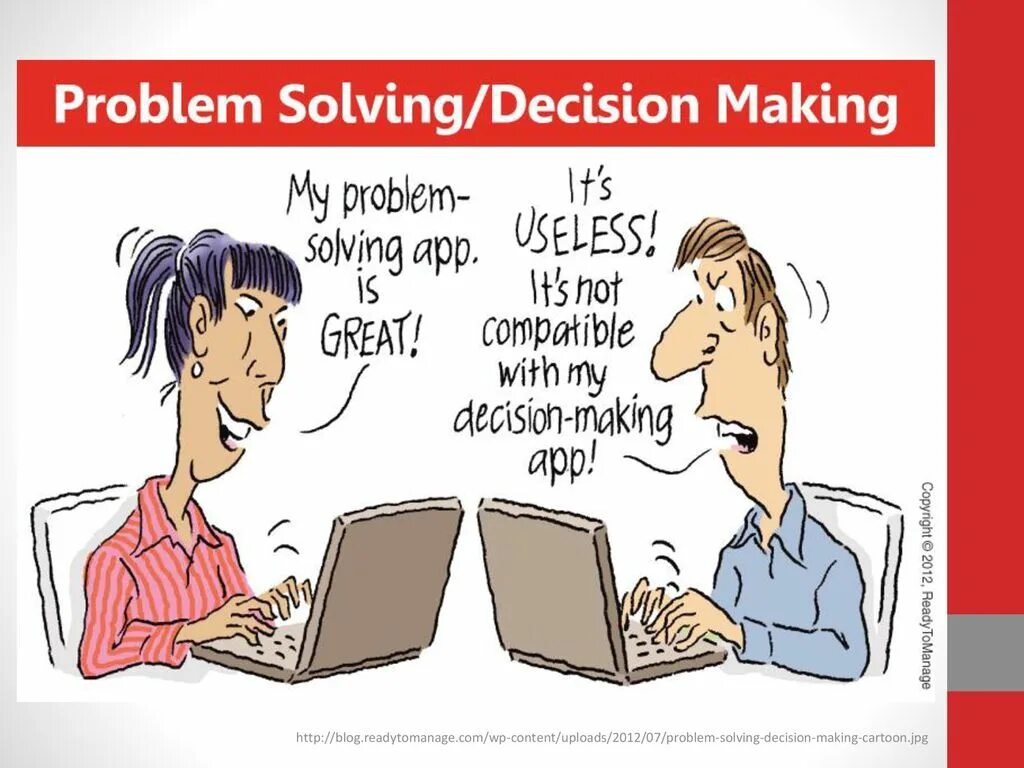 Problem solving cartoon. Problem resolved. Решение проблемы. Problem solving & decision making.