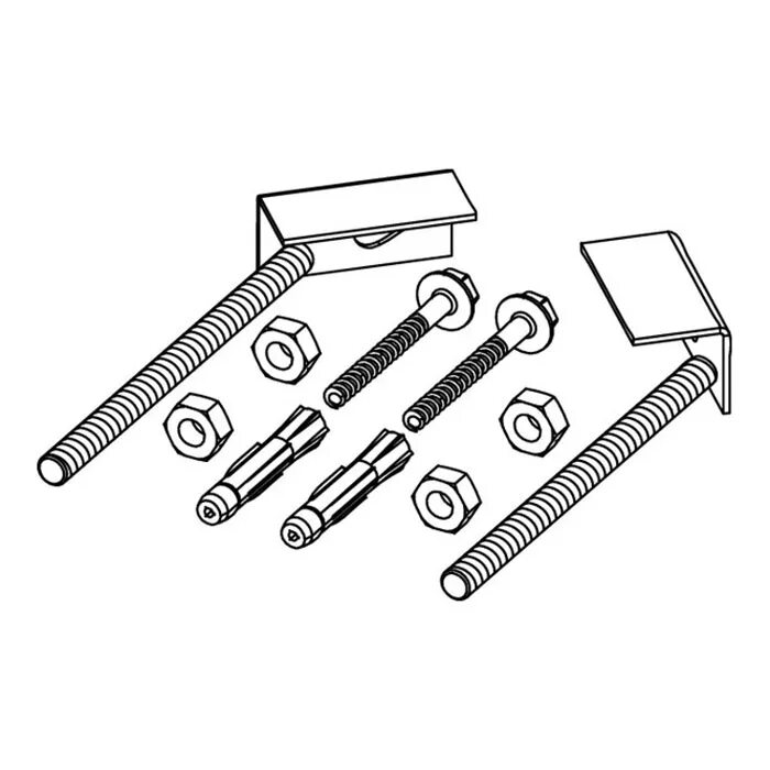Комплект крепления инсталляции