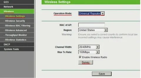 Настройки роутера как репитер wifi