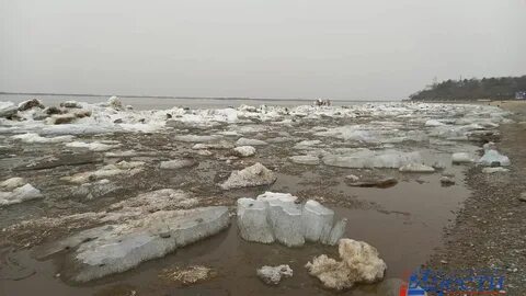 Ледоход на амуре в 2024 году