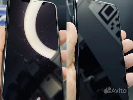 Убрать царапины с экрана iphone