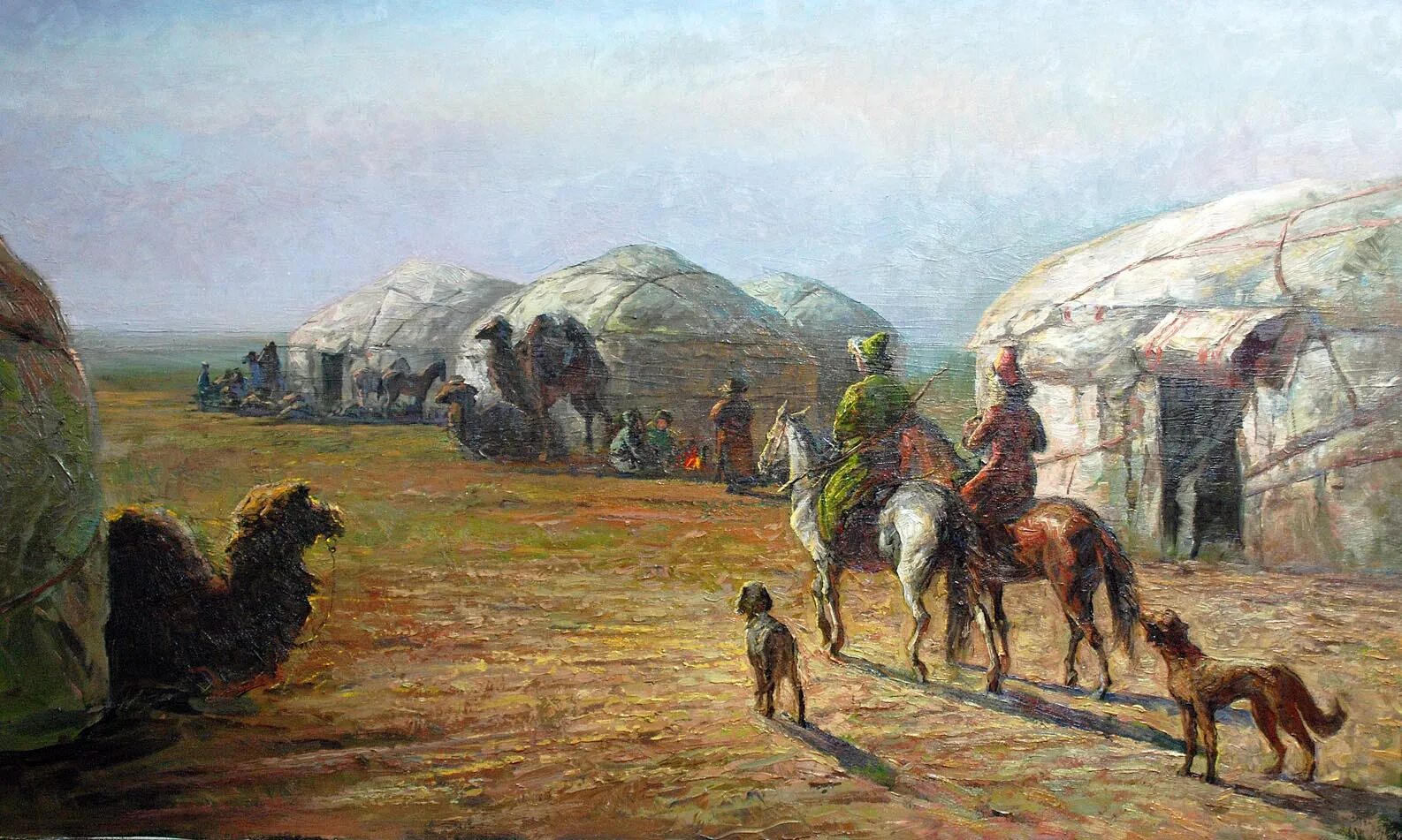 Киргизские кочевья Верещагин. Кочевое скотоводство Казахстан 18 век.