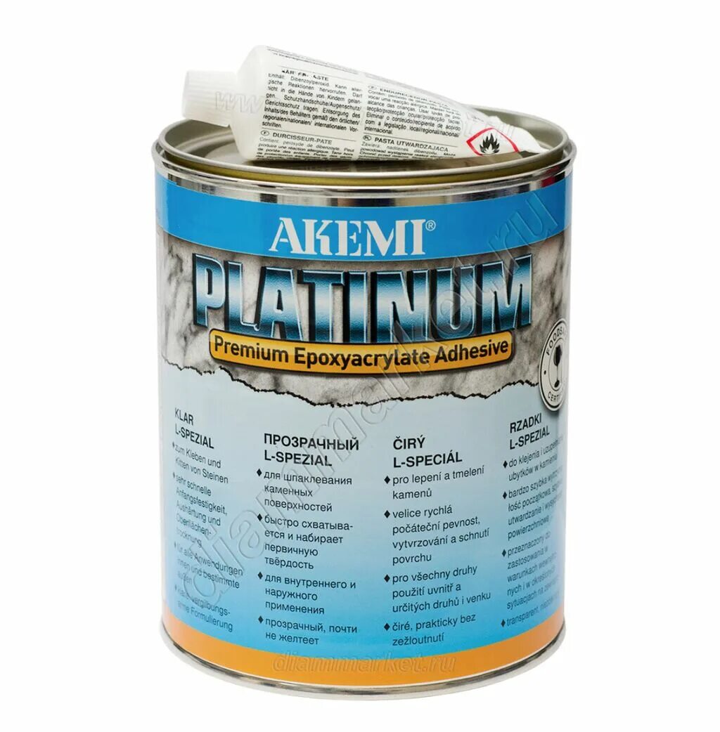 Клей акеми. Клей для камня akemi platinum. двухкомпонентный клей для камня. прозрачный клей для камня. полиэфирный клей.