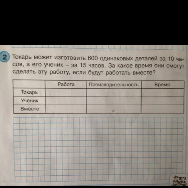 Токарь изготовил 63 одинаковые детали. Токарь может изготовить 600 одинаковых деталей. Сделать таблицу с вопросами токарь. За 6 часов токарь изготовил 48 одинаковых деталей. Опоры 4 класс математика работа производительность.