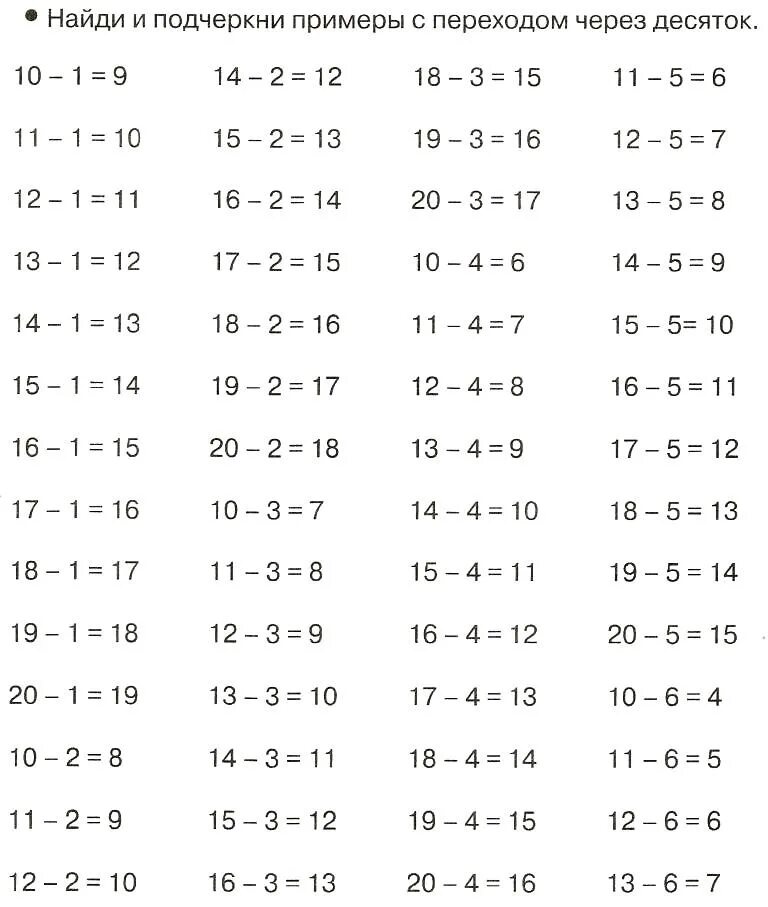 Примеры через десяток распечатать. Примеры через десяток. Примеры с переходом через десяток. Примеры с переходом через десяток 1 класс. Решение примеров с переходом через десяток.