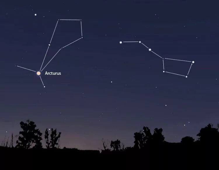 Название звезды на востоке. Яркая звезда в созвездии Волопас. Арктур в созвездии Волопаса. Арктур звезда в созвездии Волопаса. Волопас Созвездие самая яркая звезда в созвездии.