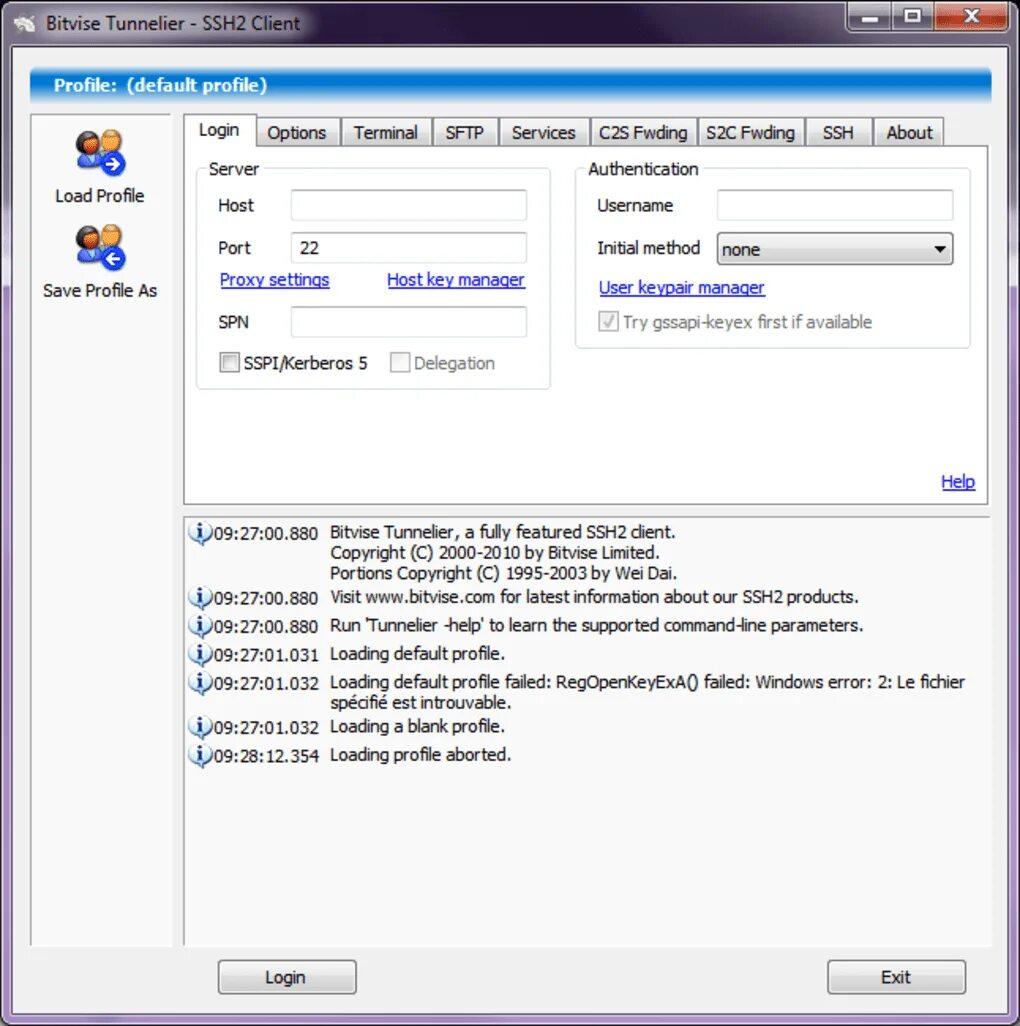 Terminal rdp