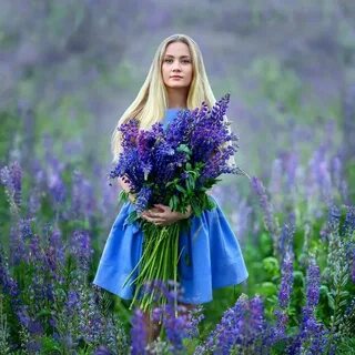 Фотосессия в люпинах фото