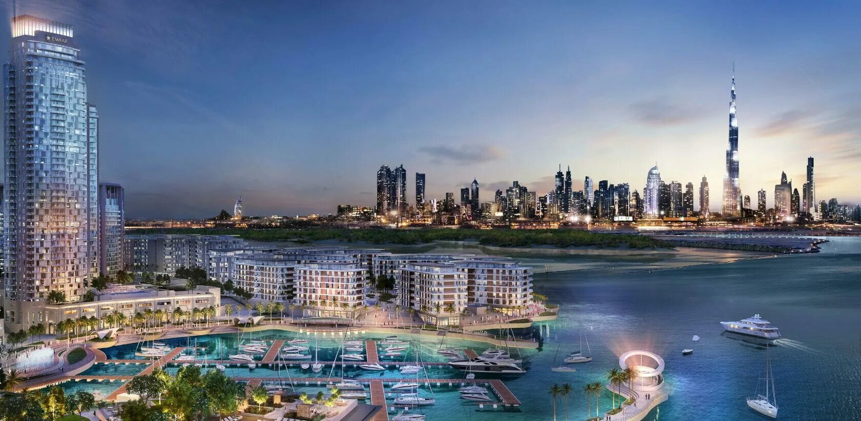 Harbour point. Дубай крик харбор. emaar дубай что это. небоскреб emaar. emaar creek harbour.