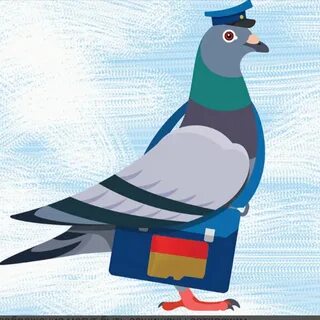 Картинка почтовый голубь