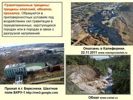 Оползень почему