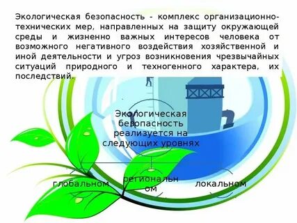 Охрана окружающей среды представляет собой деятельность