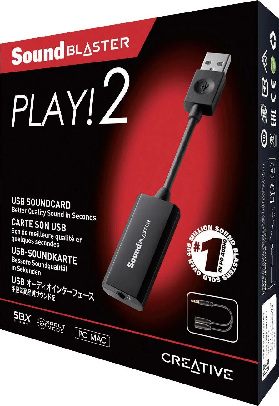 Sound blaster studio для ноутбука. Юсб звуковая карта creative &quot;soundblaster. внешняя звуковая карта creative sound blaster play 2 usb. звуковая карта creative usb sound blaster play! 3 2.0 ret 70sb173000000. внешняя звуковая карта creative sound blaster play 4.