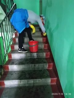 Уборка лестничных клеток