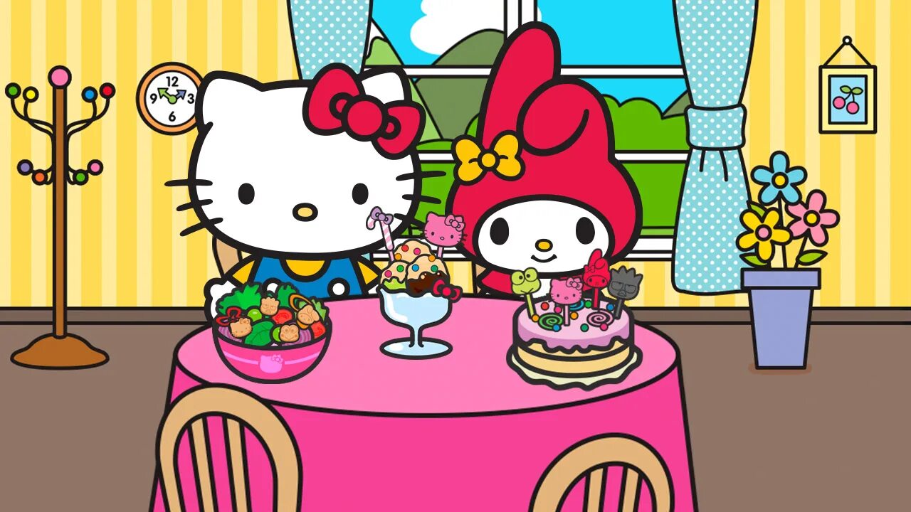 Hello Kitty игра. Игра Хелло Китти ресторан. Игра hello Kitty с едой. Ресторан hello Kitty игрушечный. Хэллоу игра