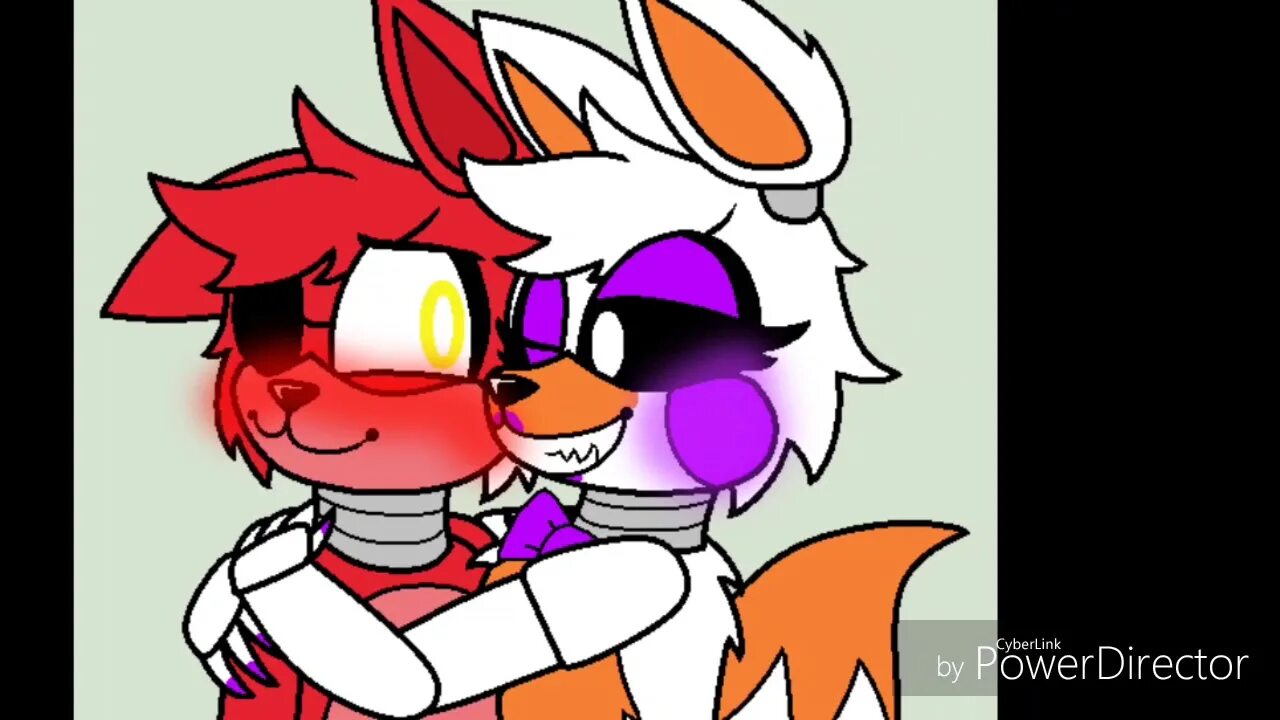 Фокси лолбит. Тангл и Фокси. Шип Мангл и Фокси. Lolbit x Foxy. Мангл и лолбит арт.