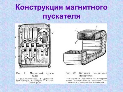 Контакты магнитного пускателя