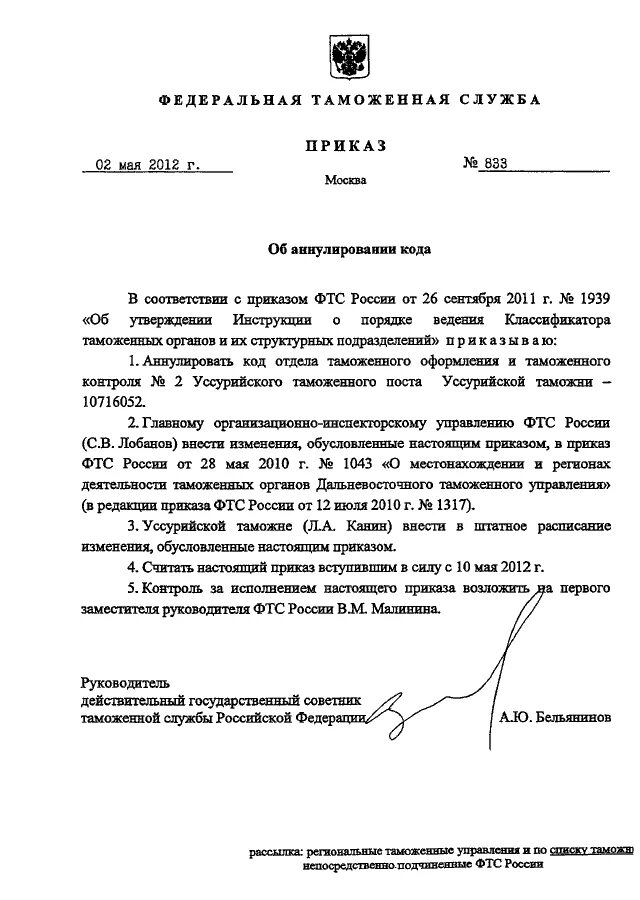 Приказ ФТС России от 12.05.2011 номер 971. Приказ таможенной службы. Приказ бухгалтерии ФТС РФ. Приказ ФТС России 2017.