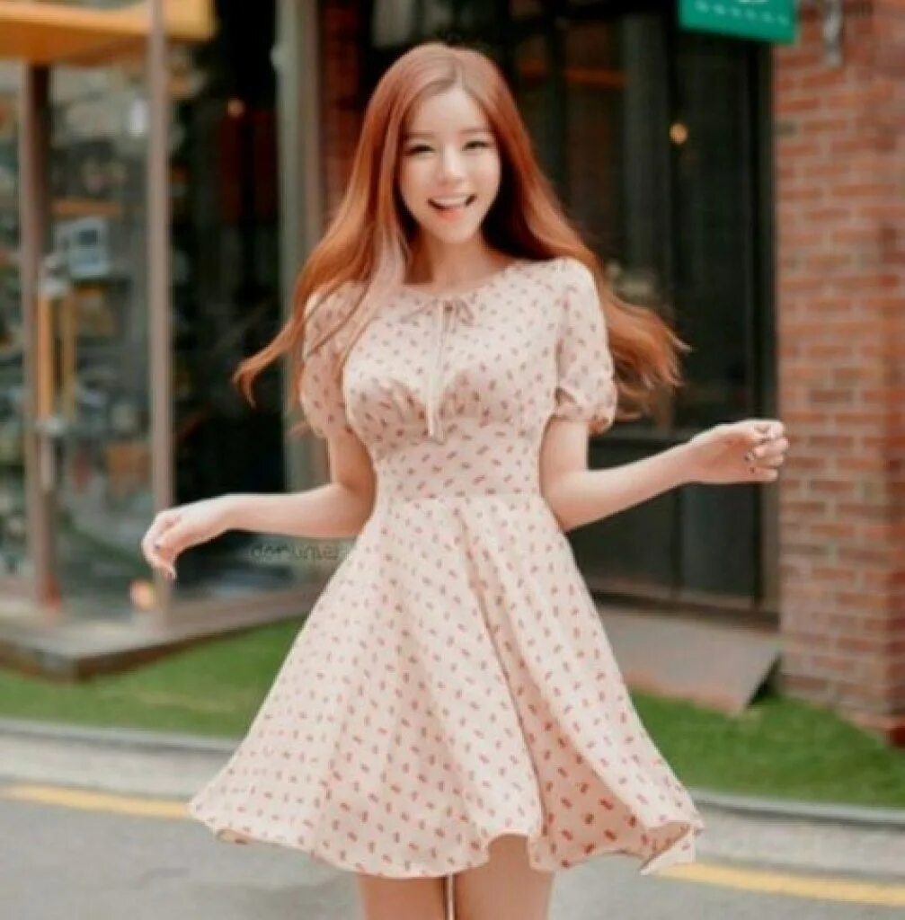 Красивое милое платье. Kim Seuk Hye. Милое платье. Корейские платья. Милые платья.