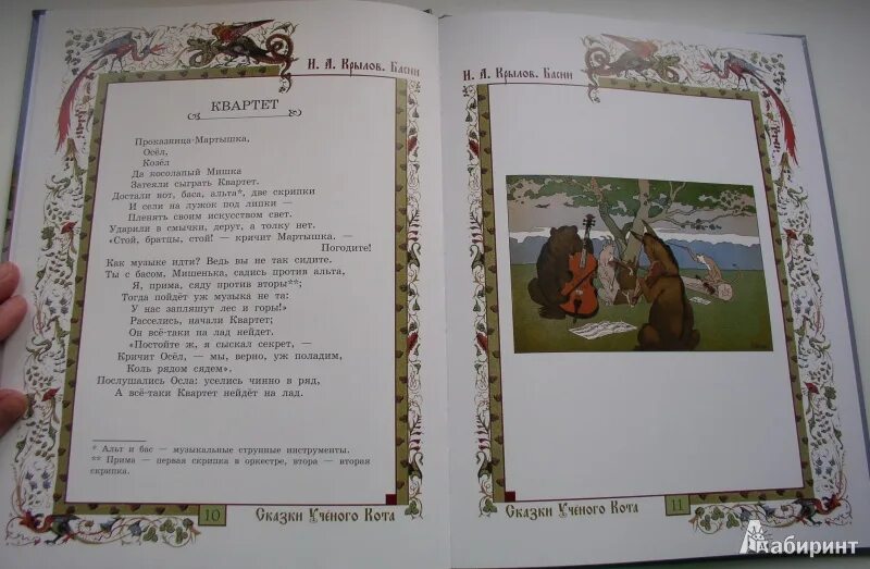 Выучить басню квартет наизусть. Квартет и другие басни.