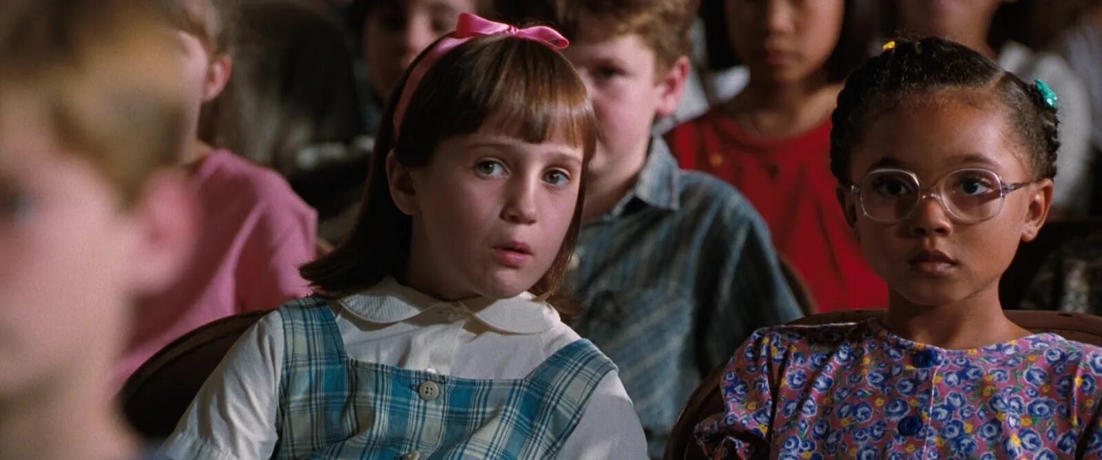 10 летняя девочка математик. Matilda 1996.