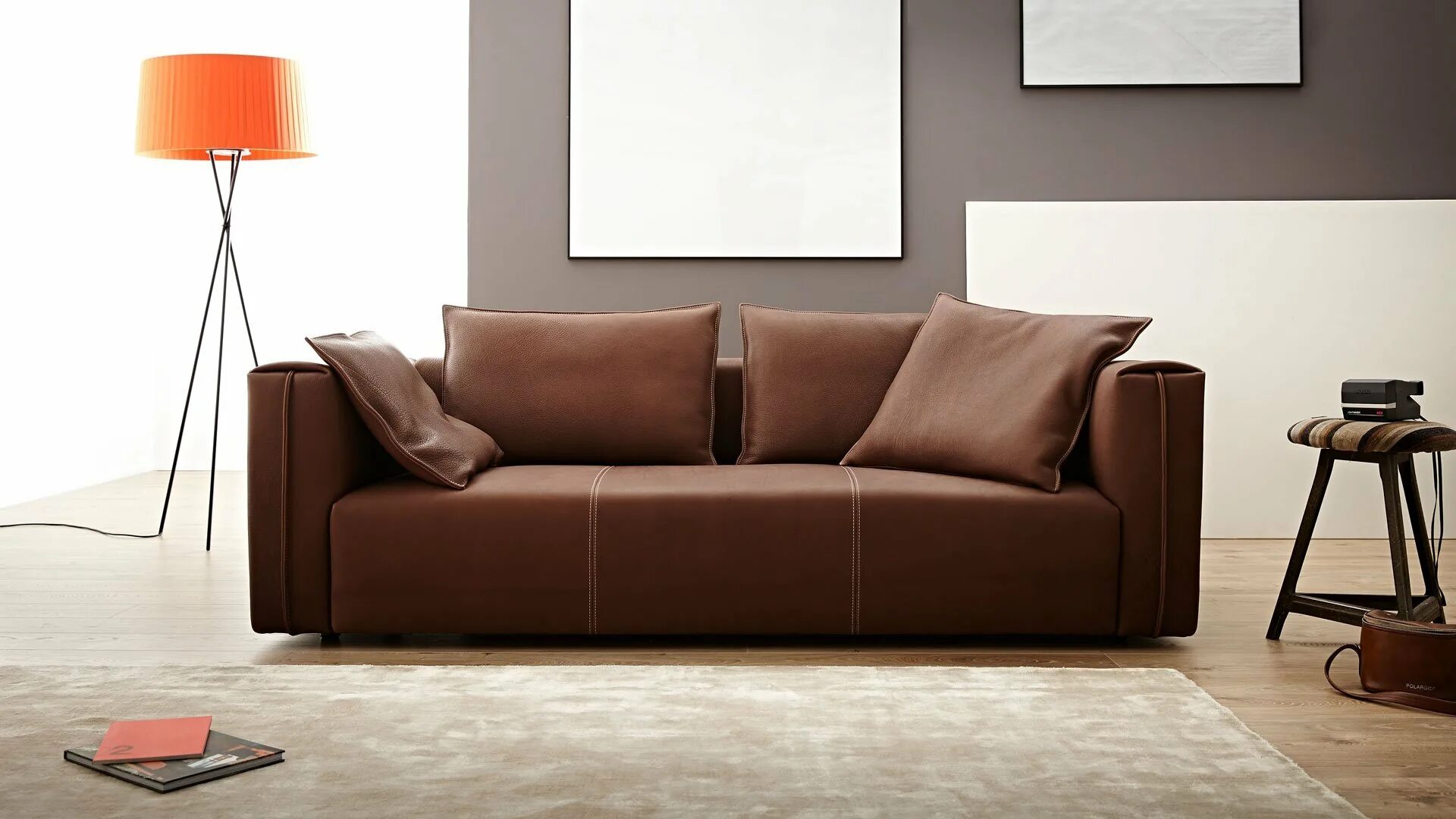 Диван модульный Спилберг-3 Plush Grafit купить в Москве от производителя - mebel