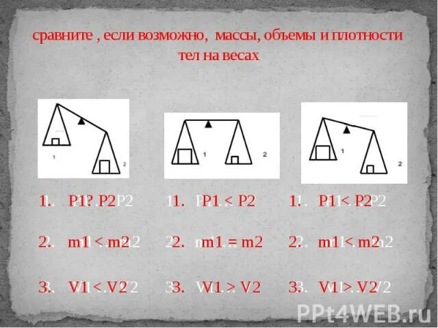 Сравните плотности. Сравните плотности веществ из которых изготовлены кубики 1 и 2. Сравните плотность вещества из которого изготовлен кубик. Сравните плотности тел. Как сравнивать плотности тел.