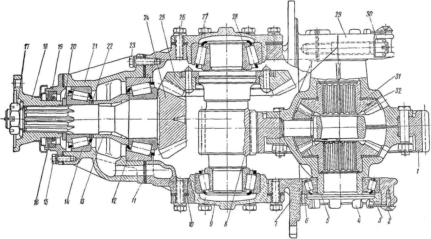 Редуктор заднего моста ЗИЛ 130. Редуктор заднего моста ЗИЛ 131 схема. Редуктор заднего моста ЗИЛ 131 чертеж. Редуктор ЗИЛ 130 заднего моста схема. Работа моста автомобиля