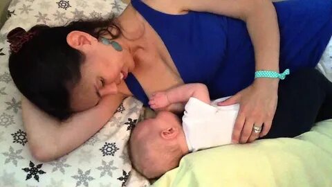 Breastfeeding Positions: Side Lying Breastfeeding - YouTube.