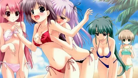 Wallpaper : ilustrasi, gadis anime, karya seni, gambar kartun, bikini, meme...