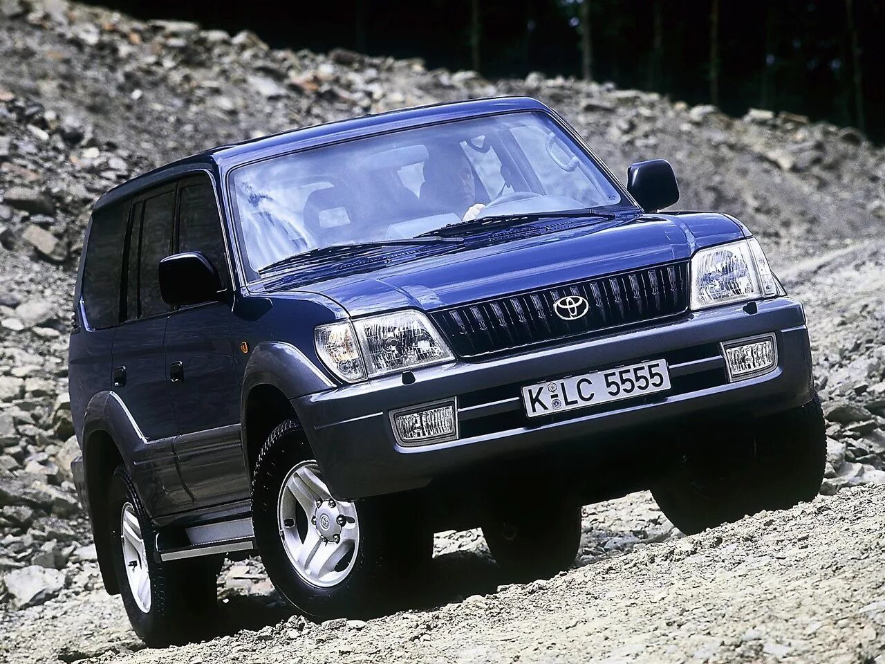 Купить Комплект противотуманных фар Toyota LAND Cruiser Prado 95 98-02 в Новосиб