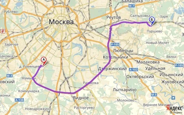 Балашиха от москвы сколько км