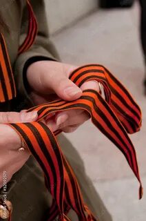 Как пристегнуть георгиевскую ленточку