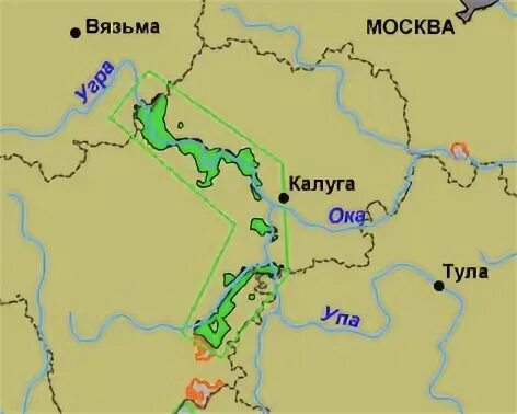 Где находится река угра. Где находится река угра