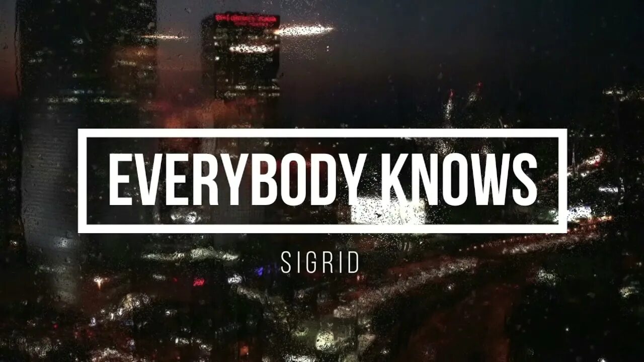 Everybody knows sigrid. Sigrid-everybody knows (ost лига справедливости). everybody knows sigrid ноты. картинка sigrid everybody knows.