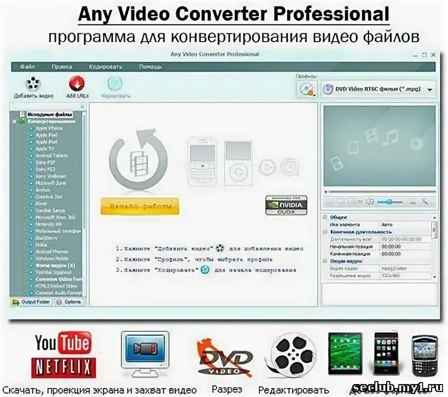 Any Video Converter professional. Https programmy pro