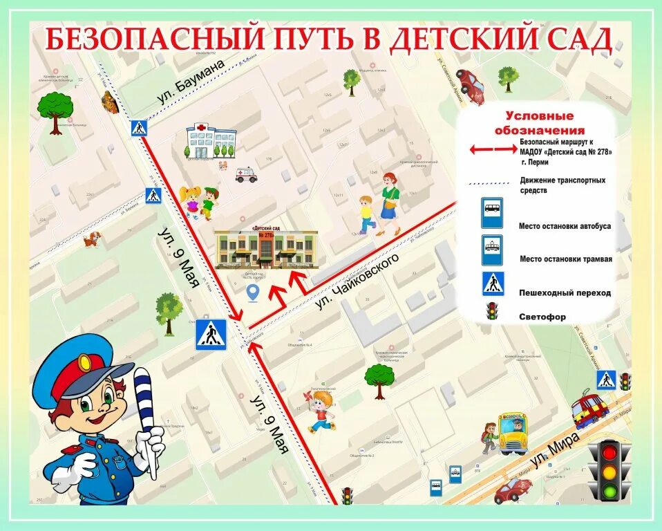 Карта в сад как выглядит Дорожная карта детский сад