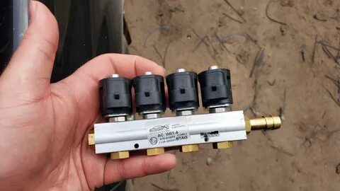 Замена газовых форсунок