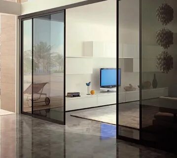 Glass door