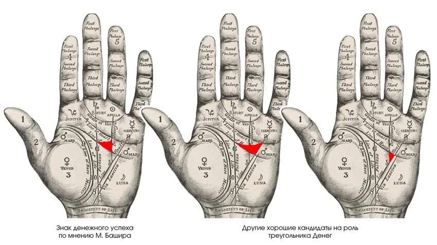 Как рассчитать денежный треугольник. Денежный треугольник на руке. Денежный треугольник на ладони. Большой денежный треугольник на правой руке. Денежный треугольник на руке фото с расшифровкой.