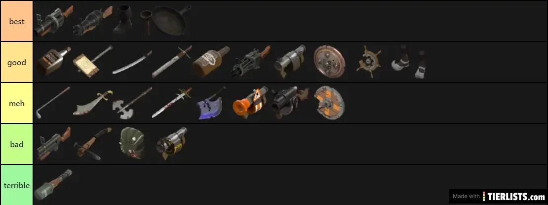 Helldivers 2 weapon tier list