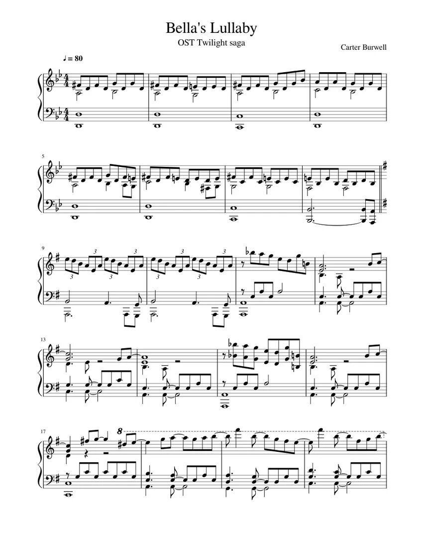 Колыбельная для беллы. Колыбельная белле. Bella s lullaby carter burwell ноты для фортепиано. Картер бёруэлл колыбельная беллы ноты. Carter burwell bella's lullaby ноты.