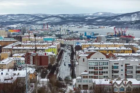 Вечерний мурманск