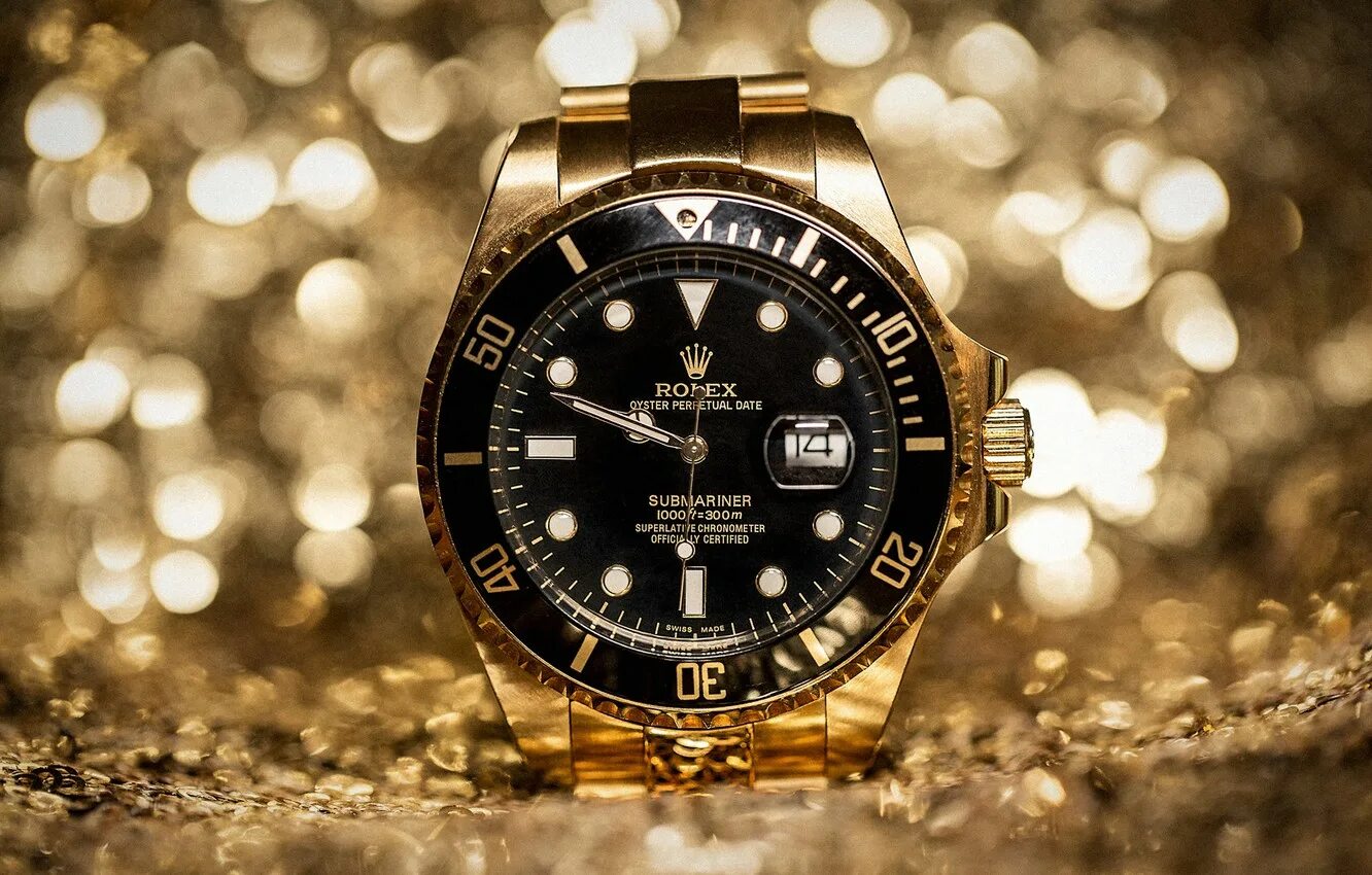 Часы. Rolex 4k. Rolex watch. Golden watch Rolex. Часы наручные фон.