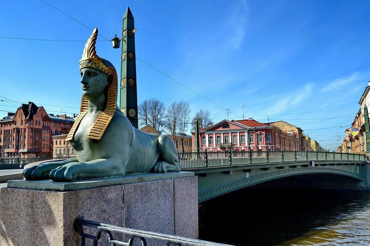 Мост с сфинксами. Египетский мост в санкт-петербурге. египетский мост. река фонтанка, санкт-петербург.. набережная фонтанки у египетского моста. сфинксы на египетском мосту.