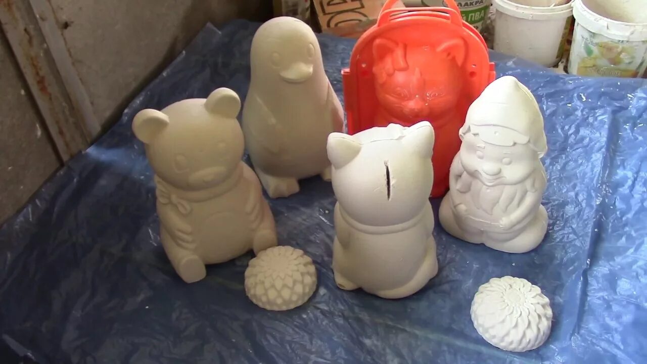 Фигурки из гипса