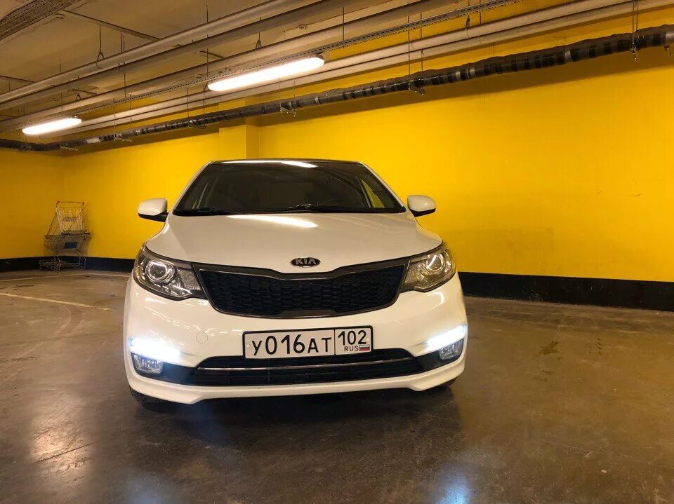 ДХО Рио 4. Kia Rio 3 2016 ДХО. Противотуманник Kia Rio 3. Rio 3 2017 ДХО.