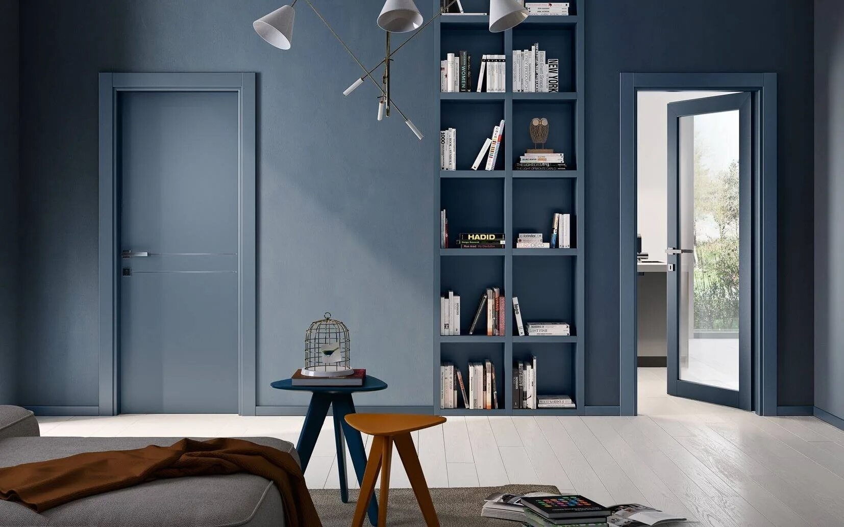 La simplicidad y la pureza de las líneas de estas puertas te enamorarán. #diseño
