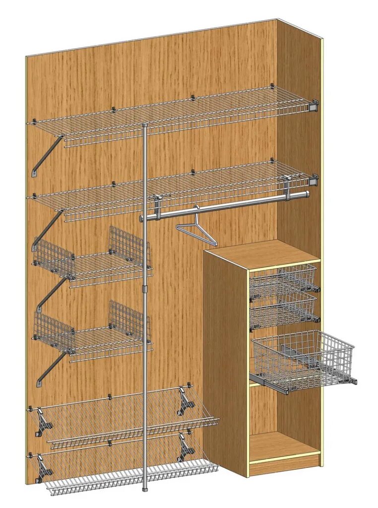 Сетчатая для обуви в шкаф. Сетчатая гардеробная система с наполнением. Elfa гардеробные системы направляющая настенная 0.6. Аристо выдвижная обувная система. Сетчатые полки для шкафов.
